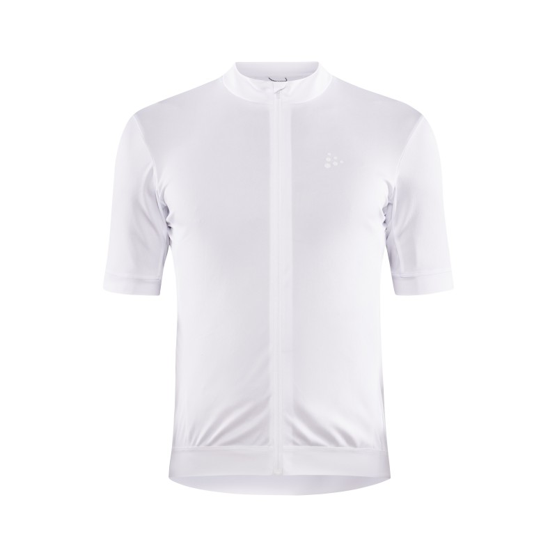 CRAFT MOŠKA KOLESARSKA MAJICA S KRATKIMI ROKAVI CORE ESSENCE JERSEY REGULAR FIT WHITE