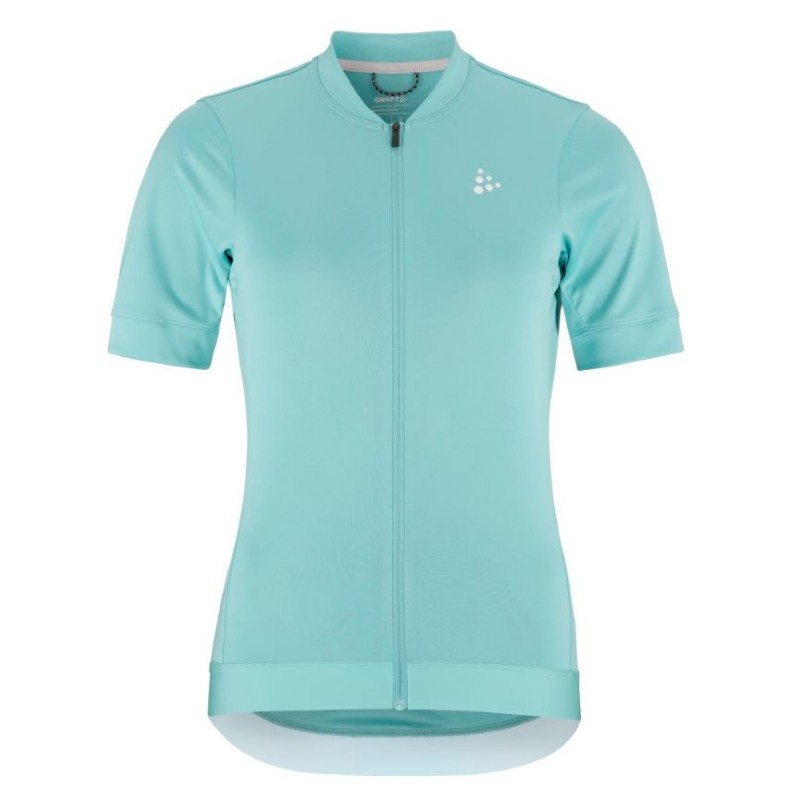 CRAFT ŽENSKA KOLESARSKA MAJICA S KRATKIMI ROKAVI CORE ESSENCE JERSEY REGULAR FIT CELESTE