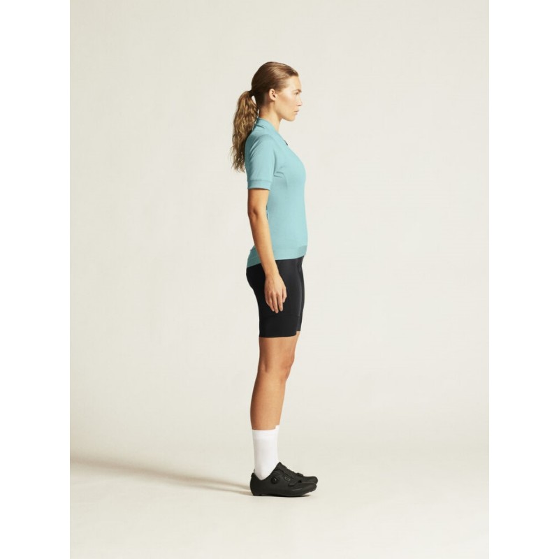 CRAFT ŽENSKA KOLESARSKA MAJICA S KRATKIMI ROKAVI CORE ESSENCE JERSEY REGULAR FIT CELESTE