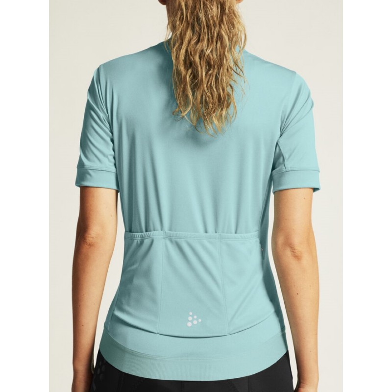 CRAFT ŽENSKA KOLESARSKA MAJICA S KRATKIMI ROKAVI CORE ESSENCE JERSEY REGULAR FIT CELESTE