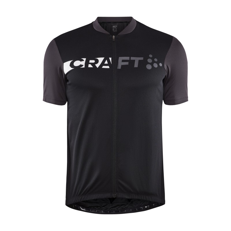 CRAFT MOŠKA KOLESARSKA MAJICA S KRATKIMI ROKAVI CORE ENDUR LOGO JERSEY BLACK-SLATE