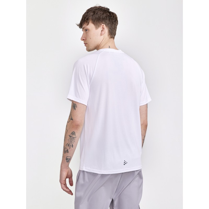 CRAFT MOŠKA MAJICA S KRATKIMI ROKAVI CORE ESSENCE BI-BLEND TEE WHITE