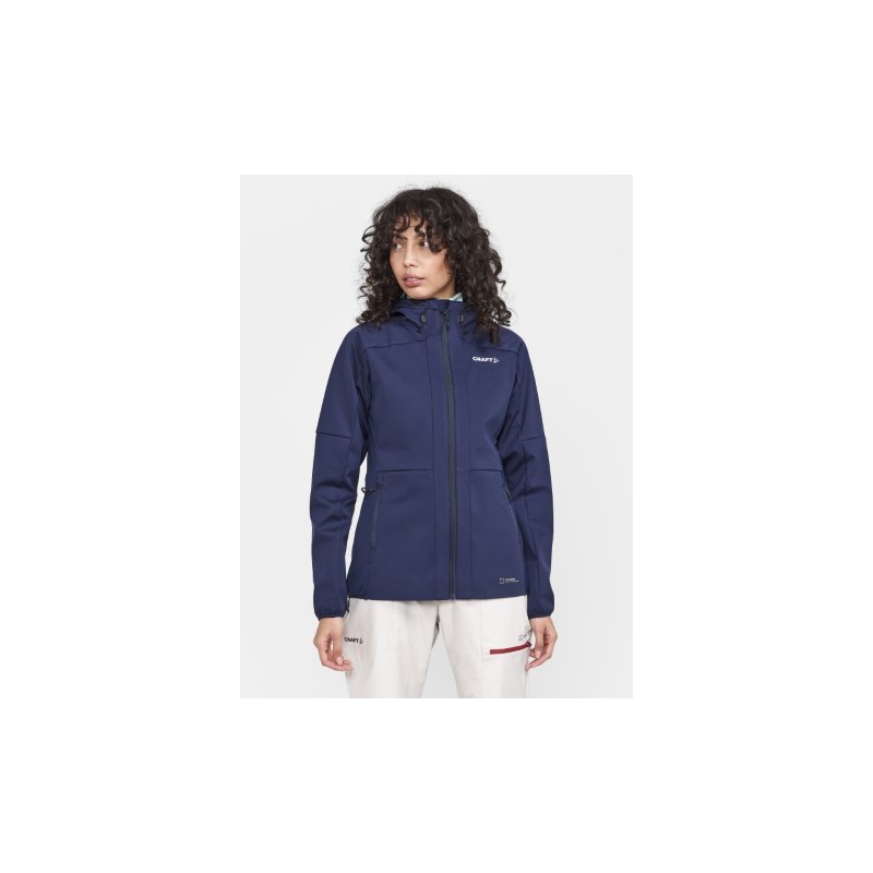 CRAFT ŽENSKA PREHODNA VODOODPORNA JAKNA CORE BACKCOUNTRY HOOD JACKET TEMNO MODRA BLAZE