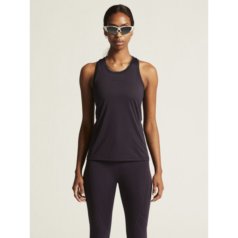 CRAFT ŽENSKA MAJICA BREZ ROKAVOV ADV ESSENCE SINGLET 2 TEMNO VIJOLIČNA - DK PLUM