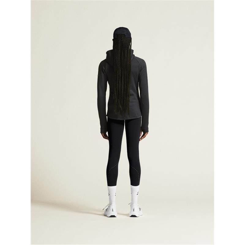 CRAFT ŽENSKA DEBELEJŠA TEHNIČNA FLIS JOPICA S KAPUCO ADV EXPLORE POWER FLEECE HOOD JKT BLACK