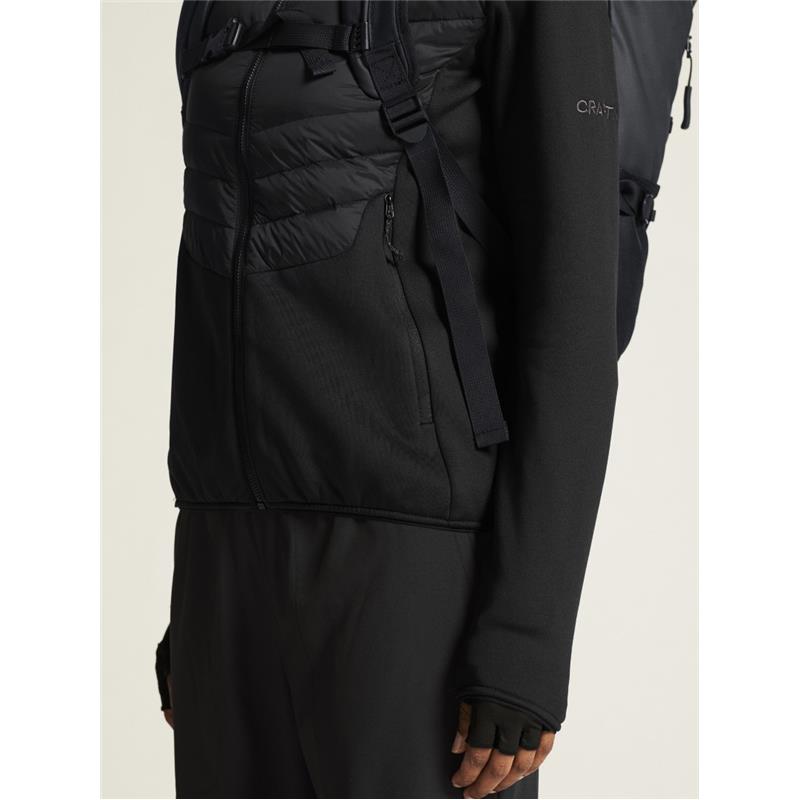 CRAFT ŽENSKA JAKNA S PRAVIM PUHOM ADV EXPLORE LIGHT DOWN HYBRID JACKET BLACK