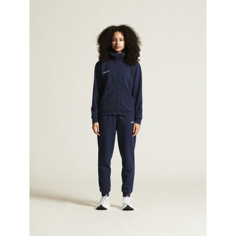 CRAFT ŽENSKE DOLGE BOMBAŽNE HLAČE COMMUNITY 2.0. PANTS TEMNO MODRE NAVY