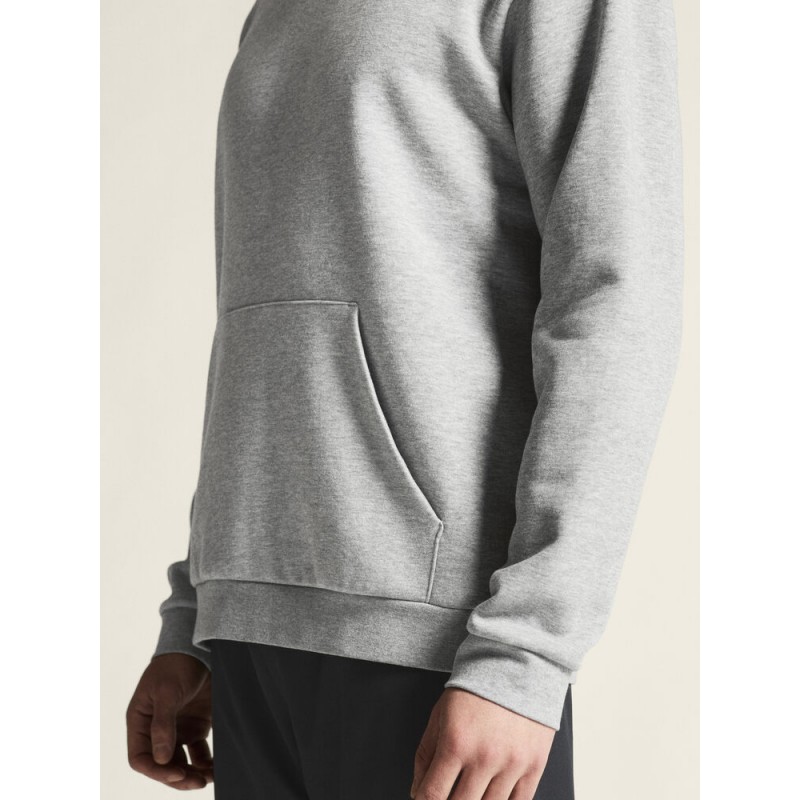 CRAFT MOŠKI BOMBAŽEN PULOVER COMMUNITY 2.0. LOGO HOODIE GREY MELANGE