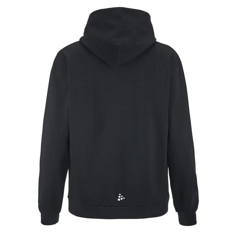 CRAFT MOŠKI BOMBAŽEN PULOVER COMMUNITY 2.0. LOGO HOODIE BLACK