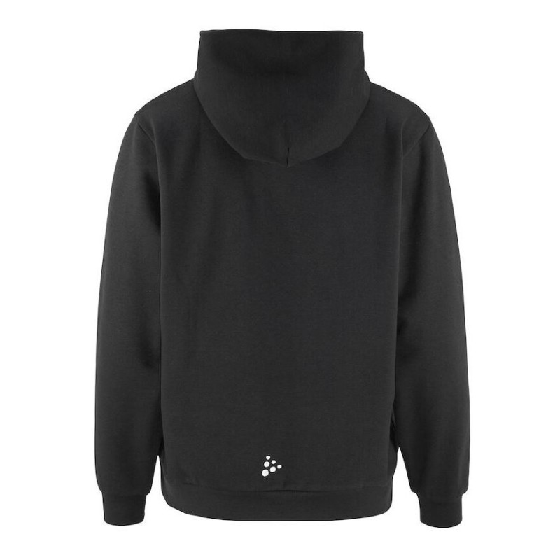 CRAFT ŽENSKI BOMBAŽEN PULOVER COMMUNITY 2.0. LOGO HOODIE BLACK