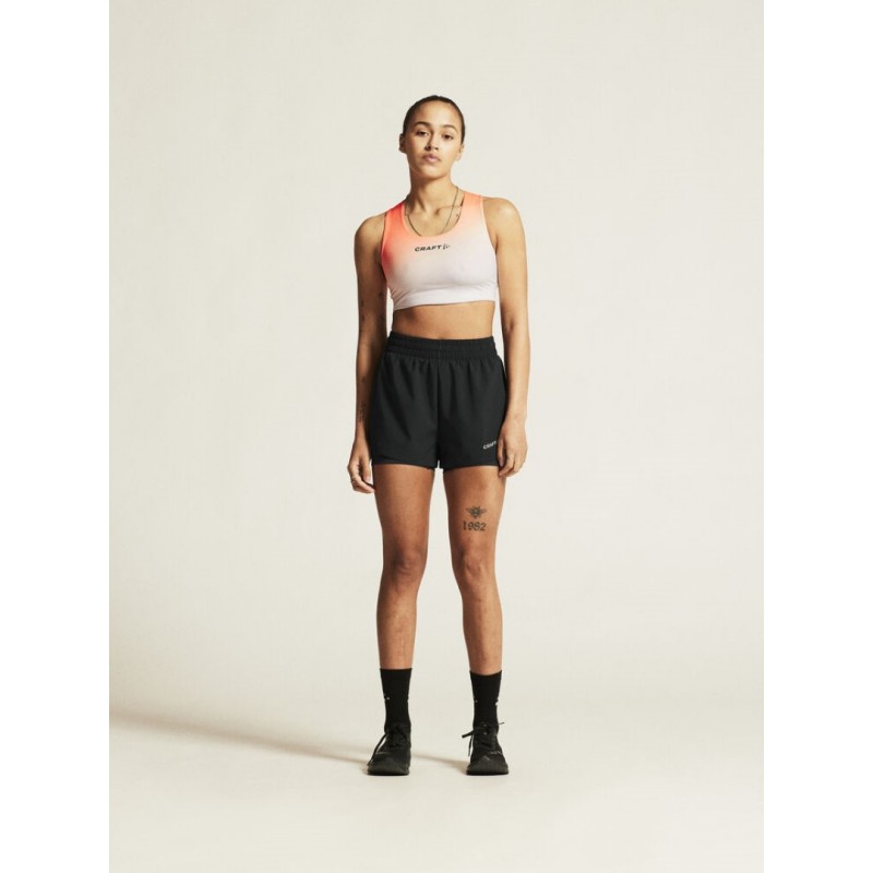 CRAFT ŽENSKE KRATKE HLAČE ADV ESSENCE 2-IN-1 SHORTS 2 BLACK