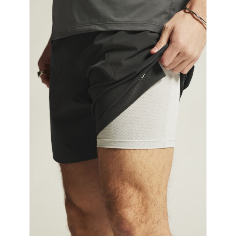 CRAFT MOŠKE KRATKE HLAČE ADV ESSENCE 2-IN-1 SHORTS 2 BLACK