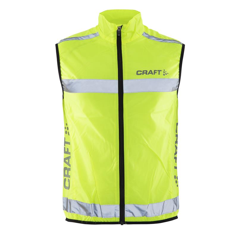 craft odsevni brezrokavnik visibility vest neon