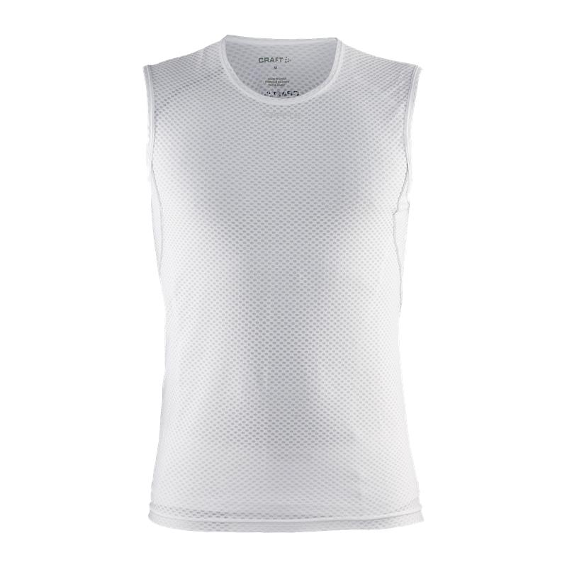 craft moška mrežasta majica brez rokavov cool mesh superlight white - aktivno perilo