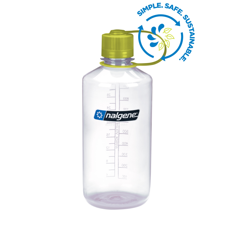 nalgene steklenička ozko grlo 1000ml clear sustain w/green clos