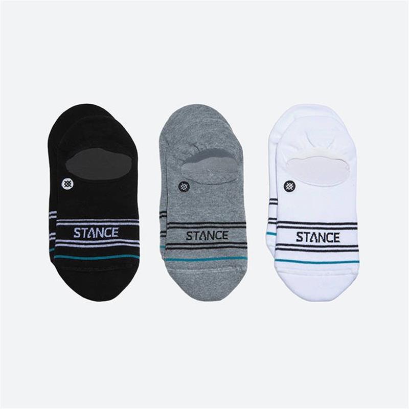 stance nogavice no show basic 3 pack no show multi