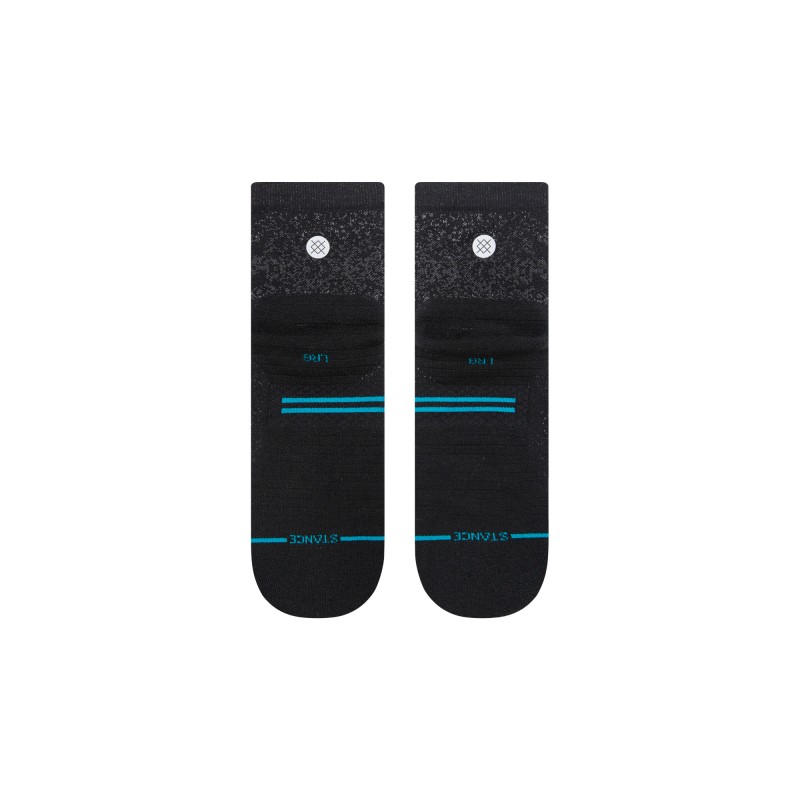 STANCE TEHNIČNE NOGAVICE RUN LIGHT QUARTER BLACK