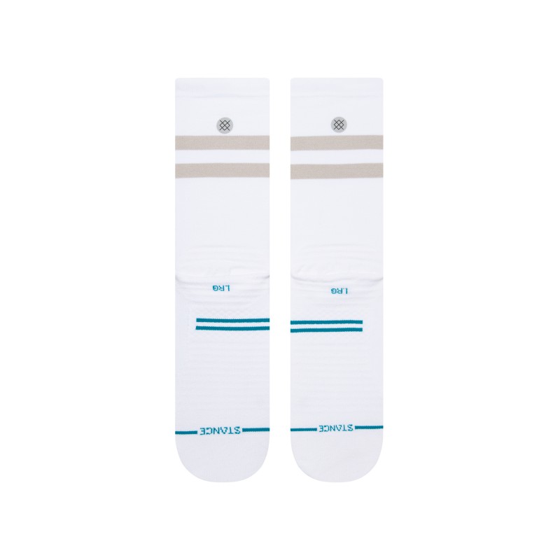 stance tehnične nogavice crew franchise white