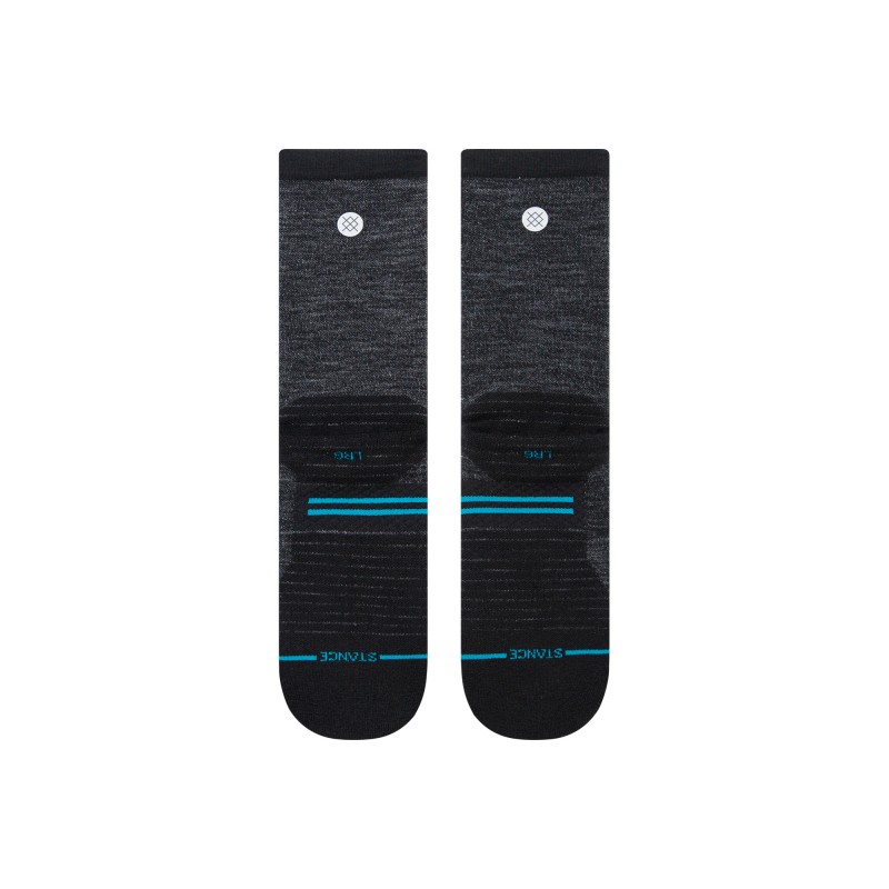 STANCE VOLNENE TEHNIČNE NOGAVICE RUN LIGHT WOOL CREW BLACK