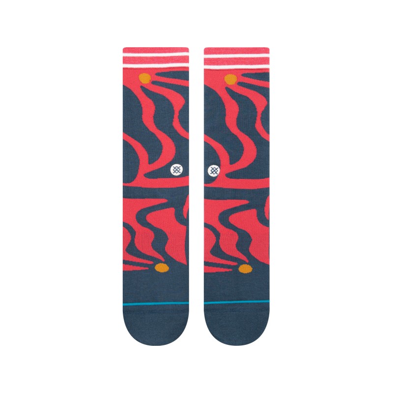 STANCE NOGAVICE UPSIDE RED CREW