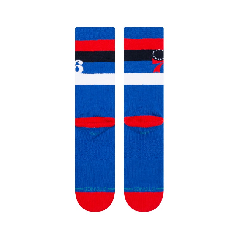 STANCE NOGAVICE NBA 76ERS ST CREW BLUE