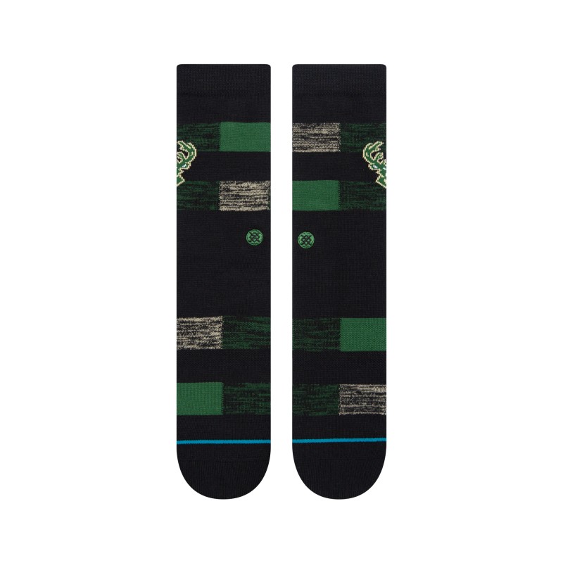 STANCE NOGAVICE NBA BUCKS CRYPTIC CREW BLACK