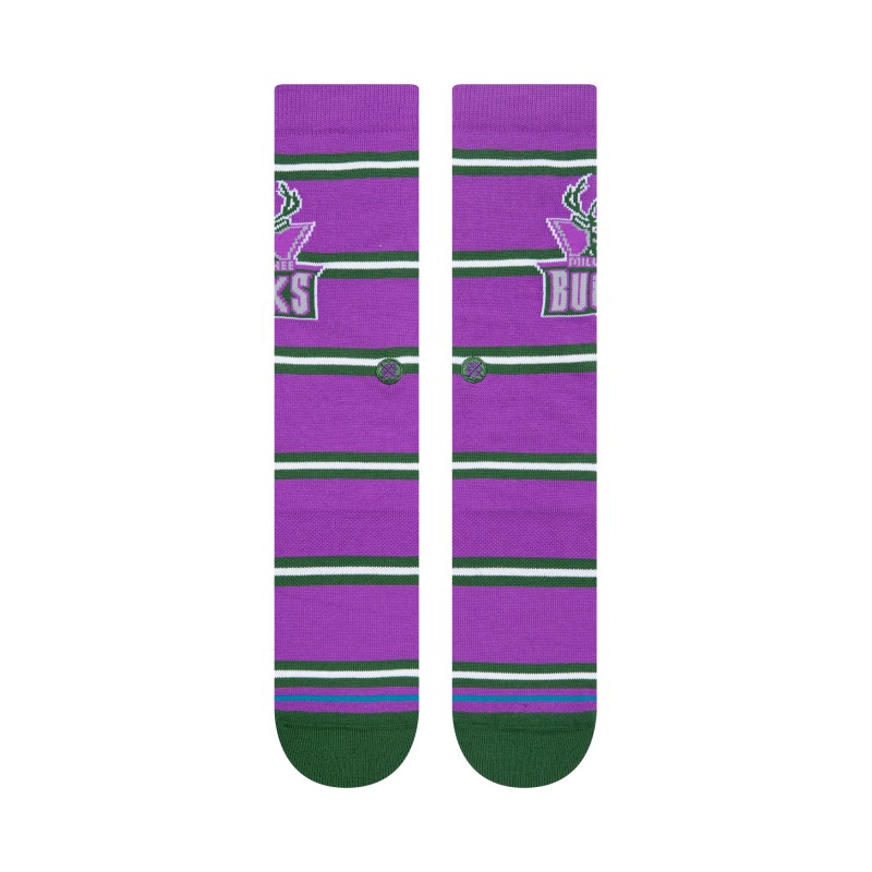 STANCE NOGAVICE NBA CLASSICS BUCKS CREW PURPLE