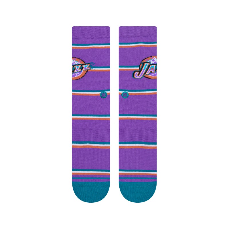 STANCE NOGAVICE NBA CLASSICS JAZZ CREW PURPLE