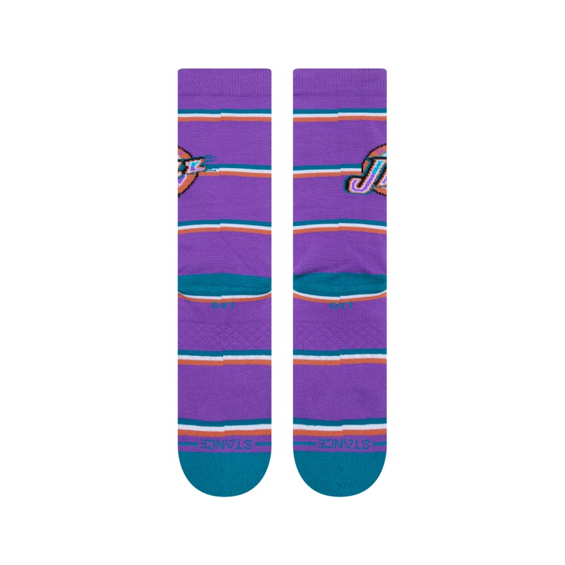 STANCE NOGAVICE NBA CLASSICS JAZZ CREW PURPLE