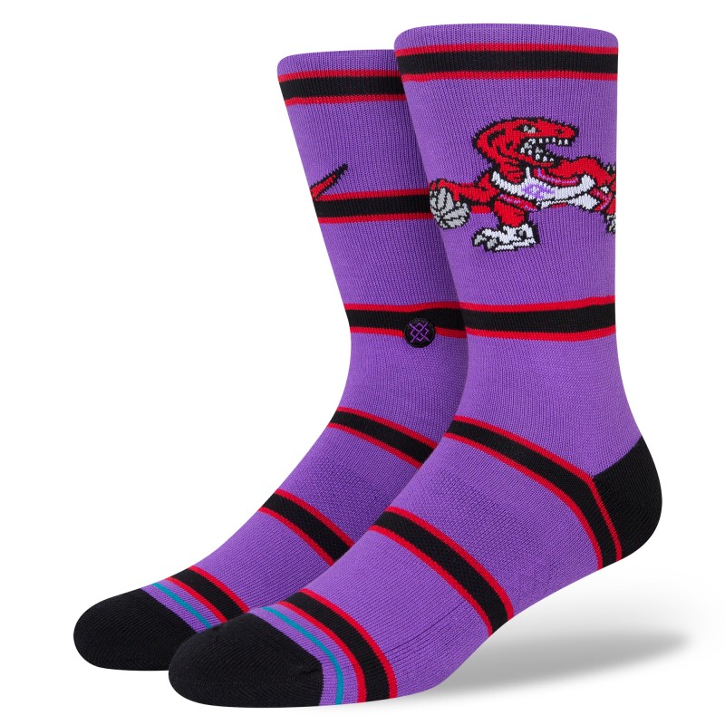 STANCE NOGAVICE NBA CLASSICS RAPTORS CREW PURPLE