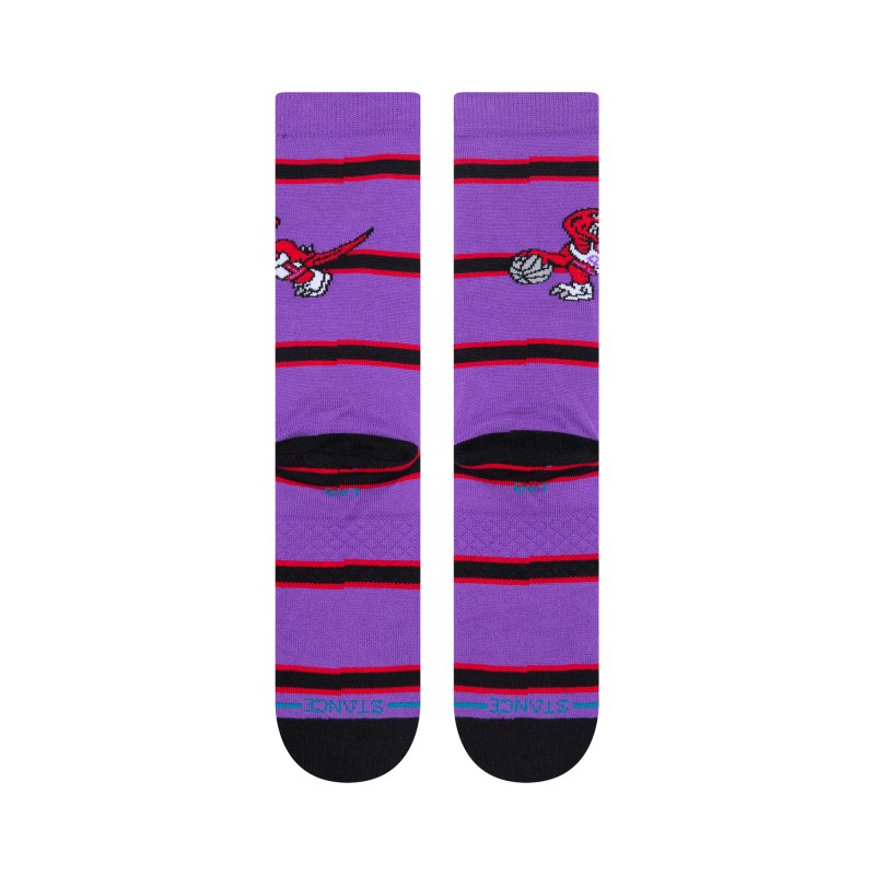 STANCE NOGAVICE NBA CLASSICS RAPTORS CREW PURPLE