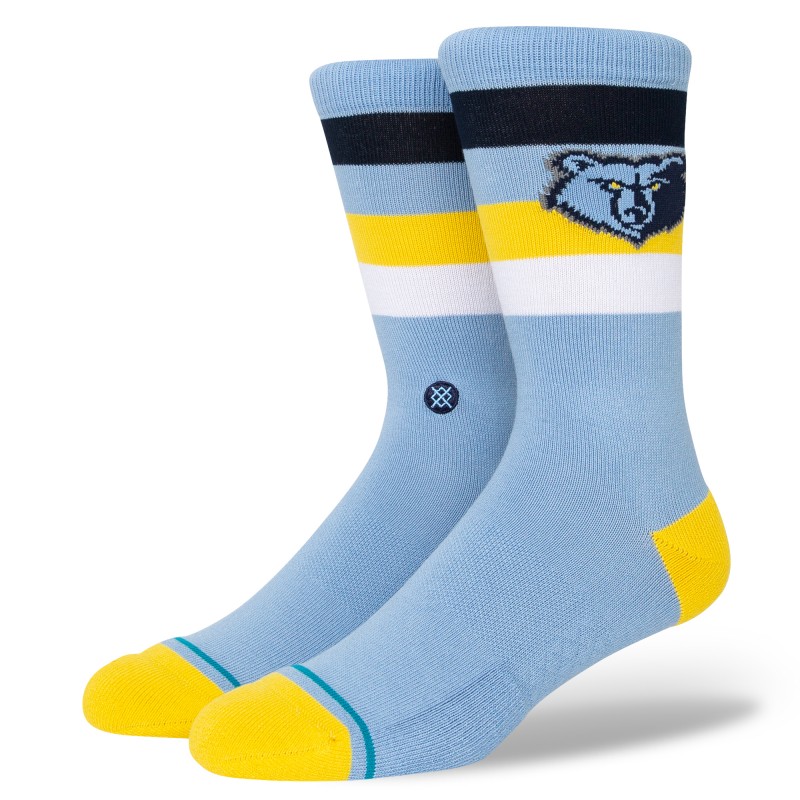 STANCE NOGAVICE NBA GRIZZLIES ST CREW BLUE