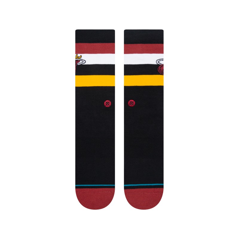 STANCE NOGAVICE NBA HEAT ST CREW BLACK