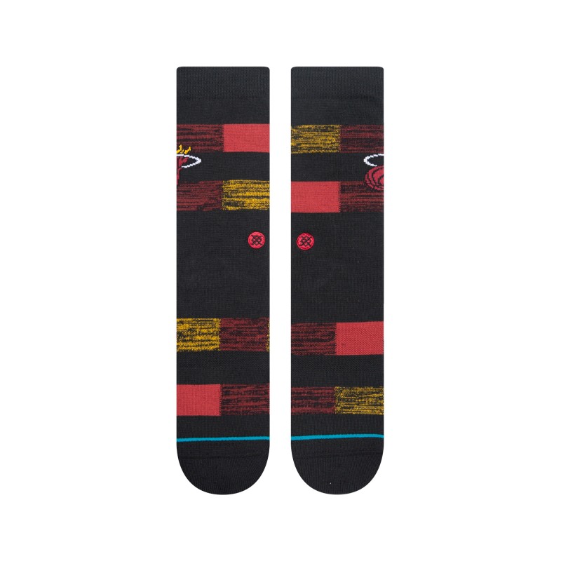 STANCE NOGAVICE NBA HEAT CRYPTIC CREW BLACK