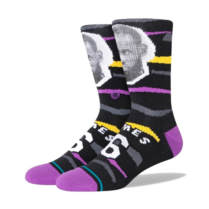 stance nogavice nba faxed lebron 23 black crew