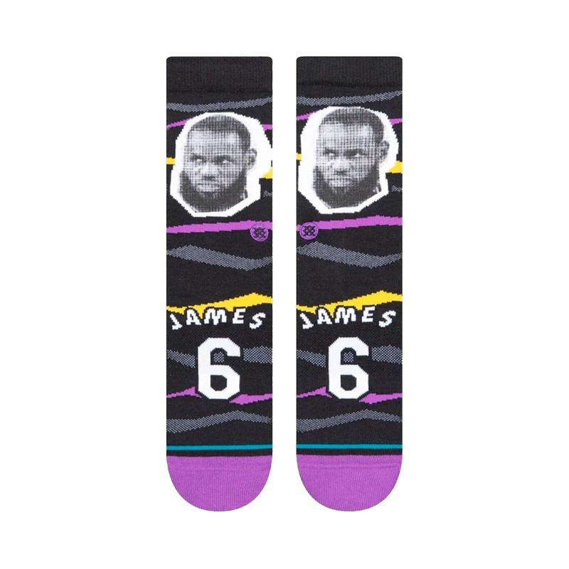 stance nogavice nba faxed lebron 23 black crew