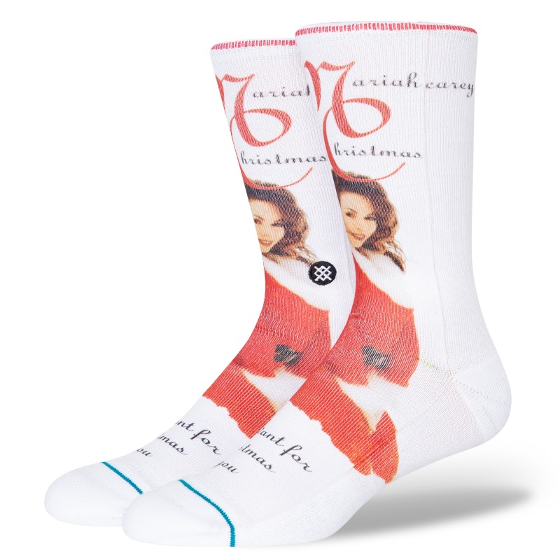 STANCE NOGAVICE MARIAH CAREY MAKE MY WISH COME TRUE CREW WHITE