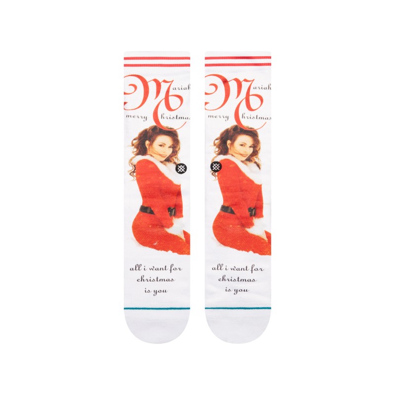 STANCE NOGAVICE MARIAH CAREY MAKE MY WISH COME TRUE CREW WHITE