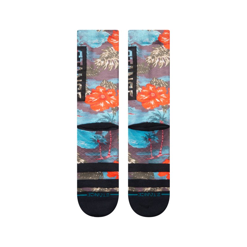 STANCE NOGAVICE OG COCOPALMS CREW TEAL
