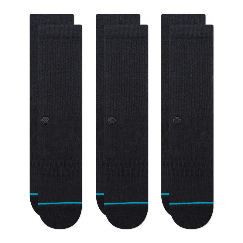 STANCE NOGAVICE SHELTER 3 PACK CREW BLACK