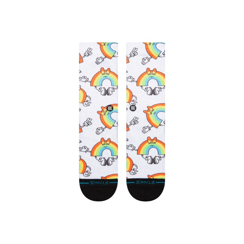 stance nogavice vibeon rainbow crew