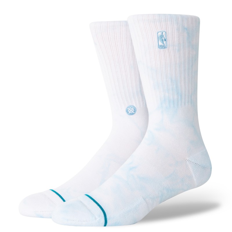 STANCE NOGAVICE NBA NBA LOGOMAN DYE CREW LIGHTBLUE