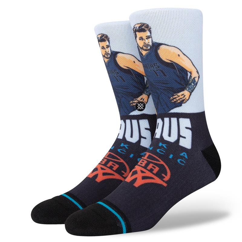 stance nogavice nba graded luka doncic grey