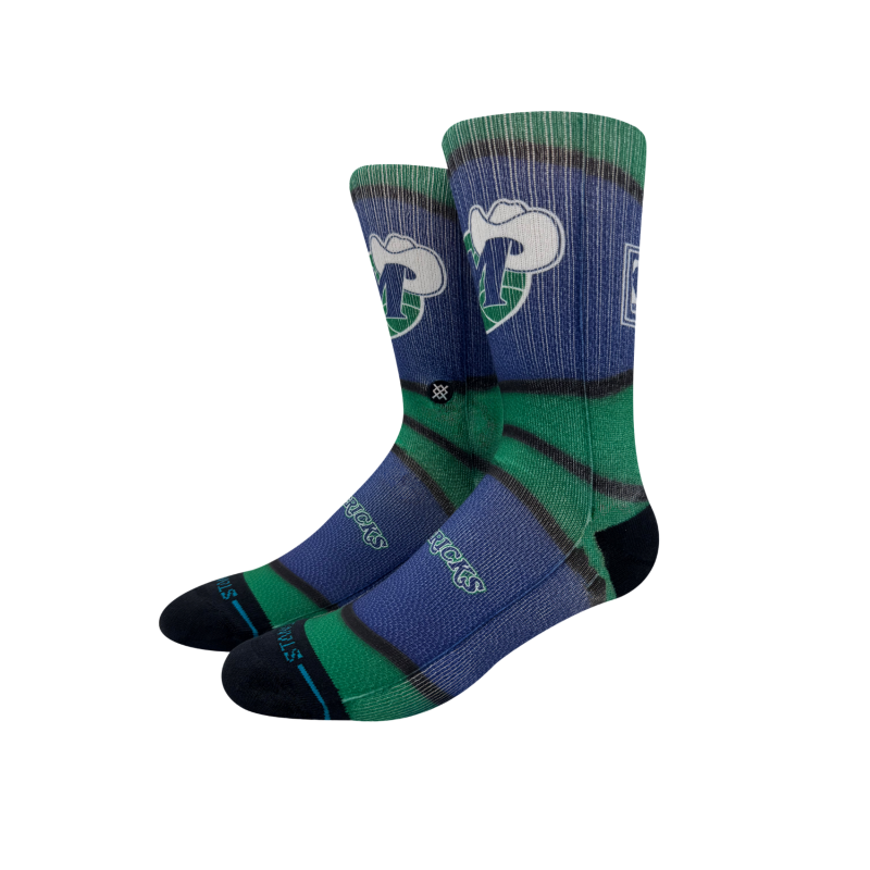 STANCE NOGAVICE DALLAS MINI BALL HWC GREEN CREW NBA