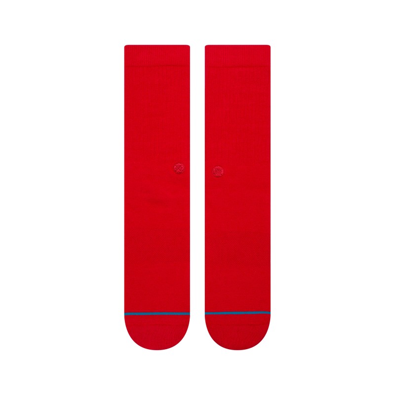 STANCE NOGAVICE ICON CREW RED