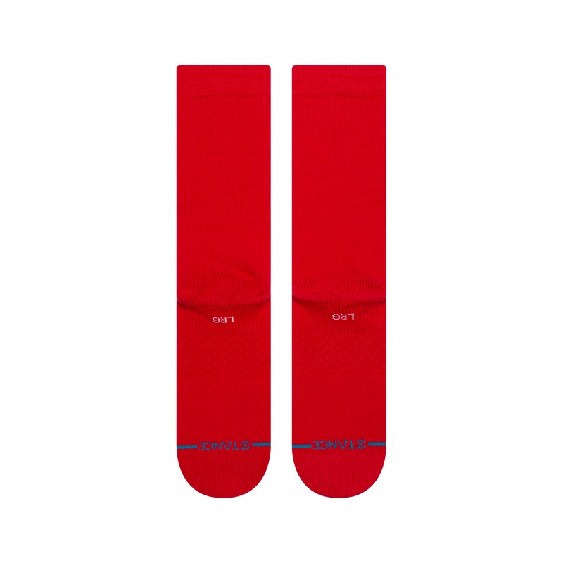 STANCE NOGAVICE ICON CREW RED