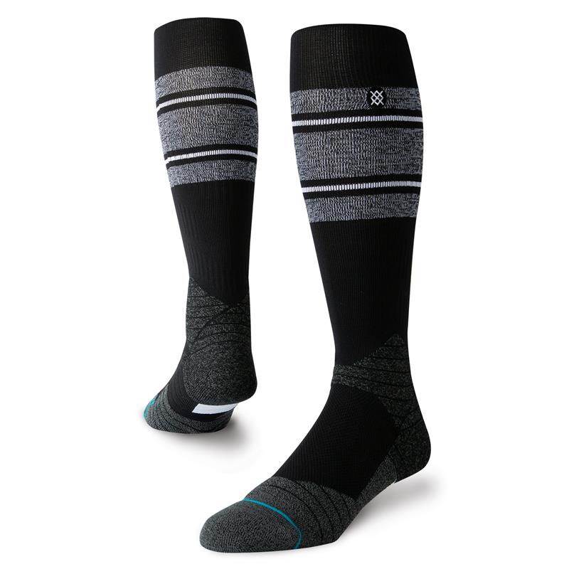 stance tehnične nogavice dmnd pro stripe otc black white