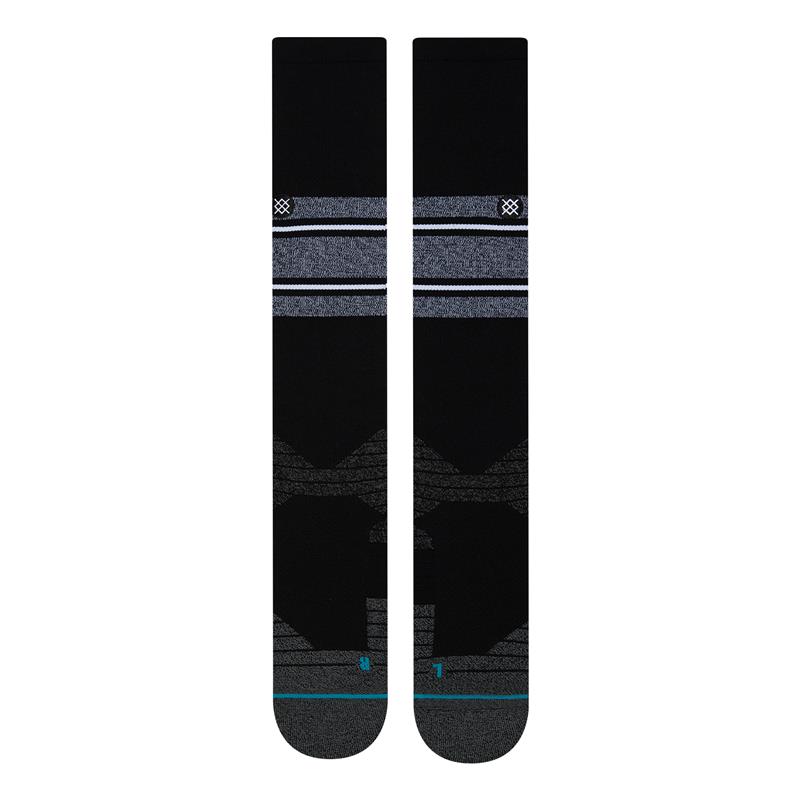 stance tehnične nogavice dmnd pro stripe otc black white