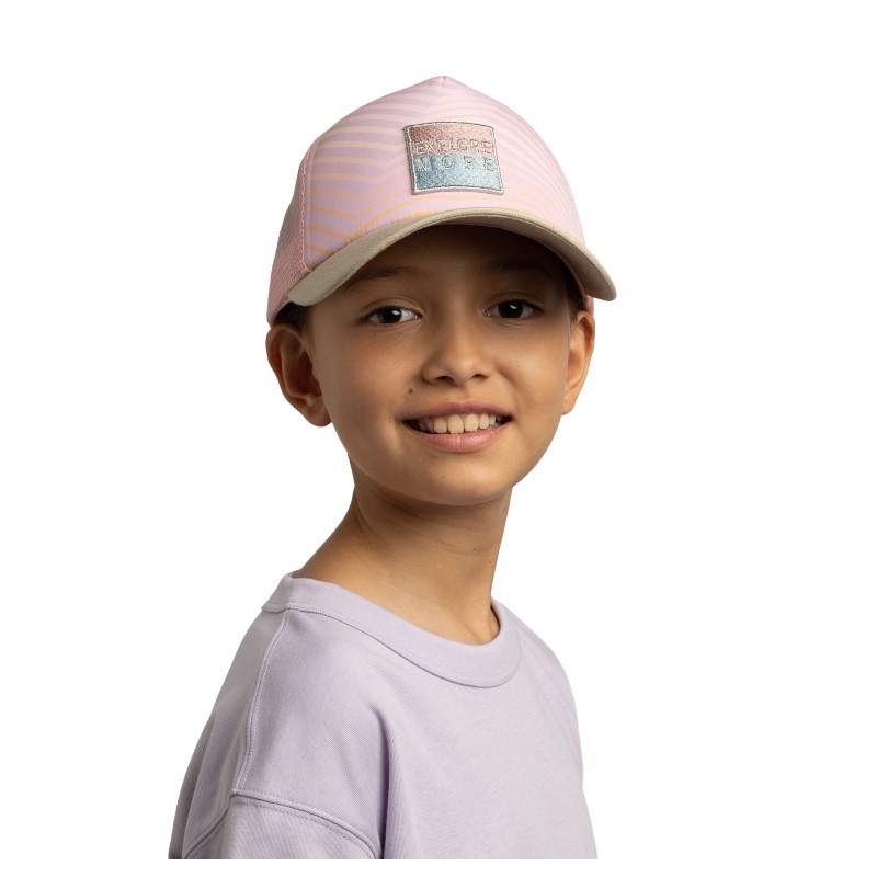 buff® otroška trucker kapa s šiltom katsy orchid