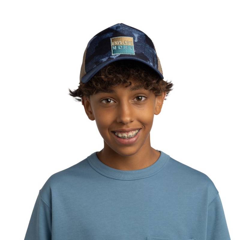 BUFF® OTROŠKA TRUCKER KAPA S ŠILTOM SNIGS NIGHT BLUE KIDS